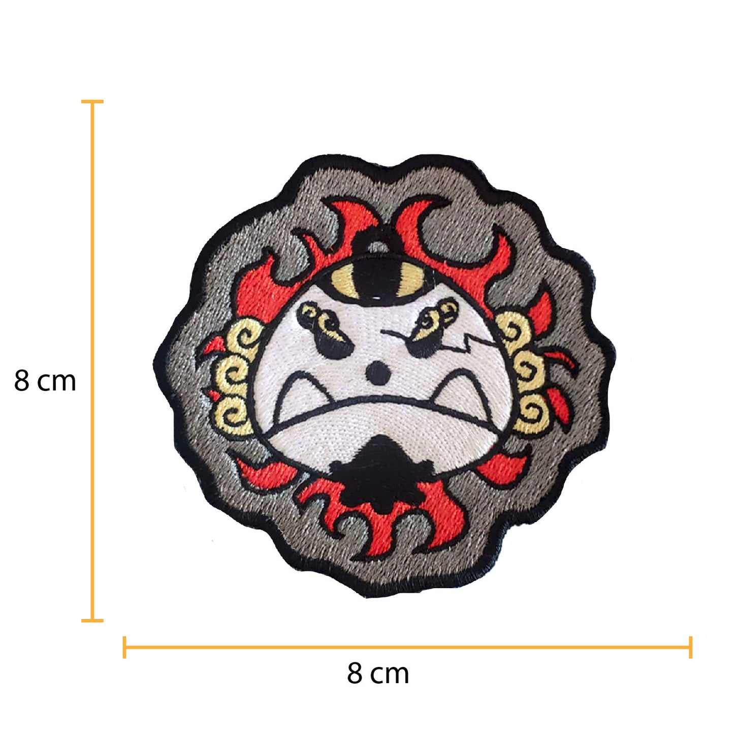 Parche Bordado Anime Calavera One Piece Jinbe - Valkynea