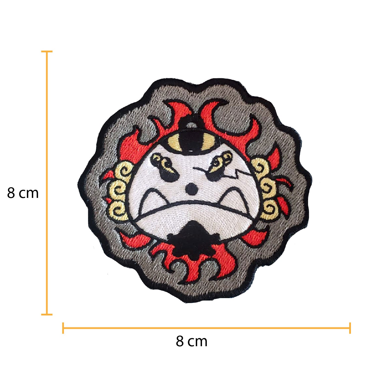 Parche Bordado Anime Calavera One Piece Jinbe - Valkynea