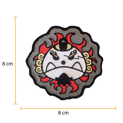 Parche Bordado Anime Calavera One Piece Jinbe - Valkynea