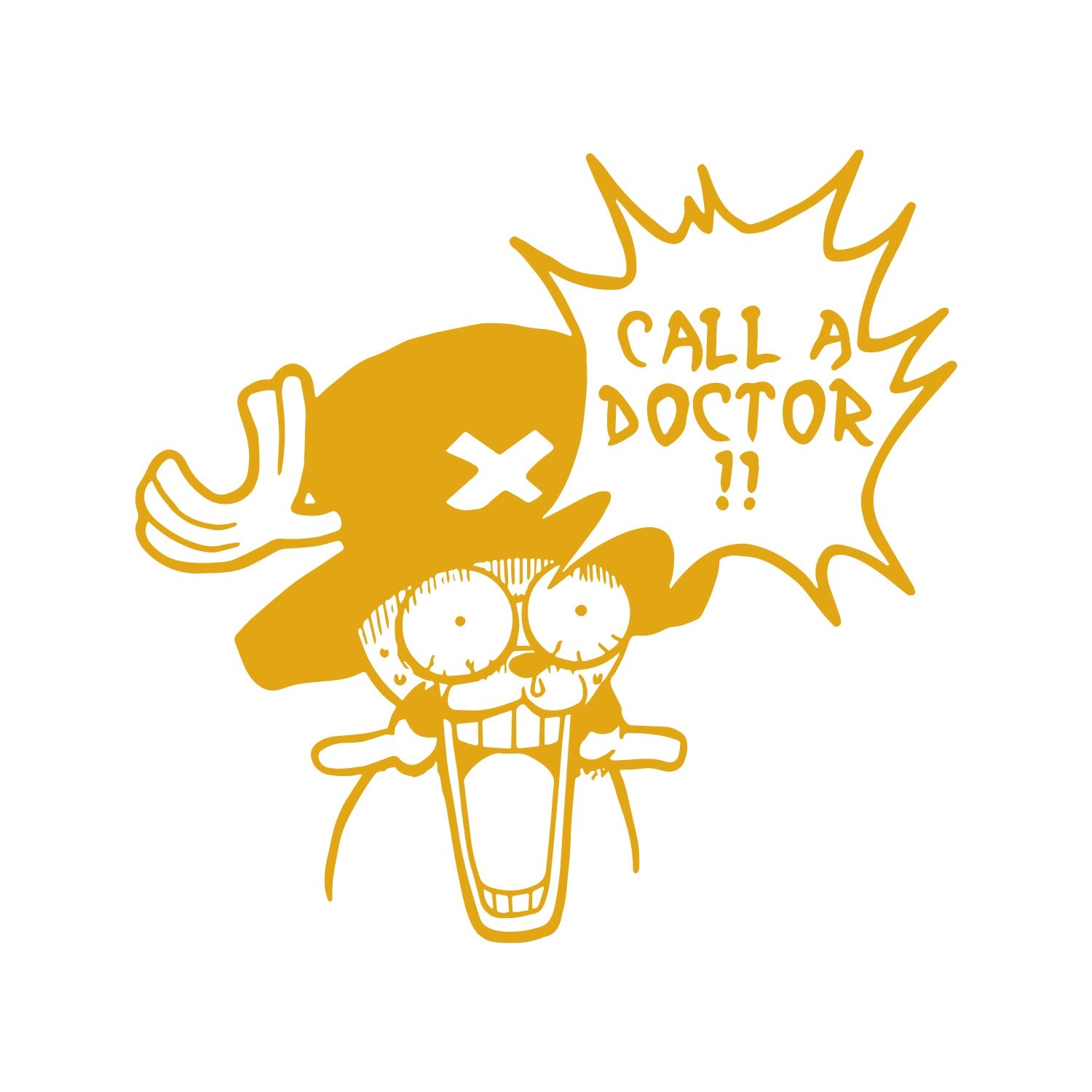 Parche DTF Anime One Piece Choppa - Valkynea