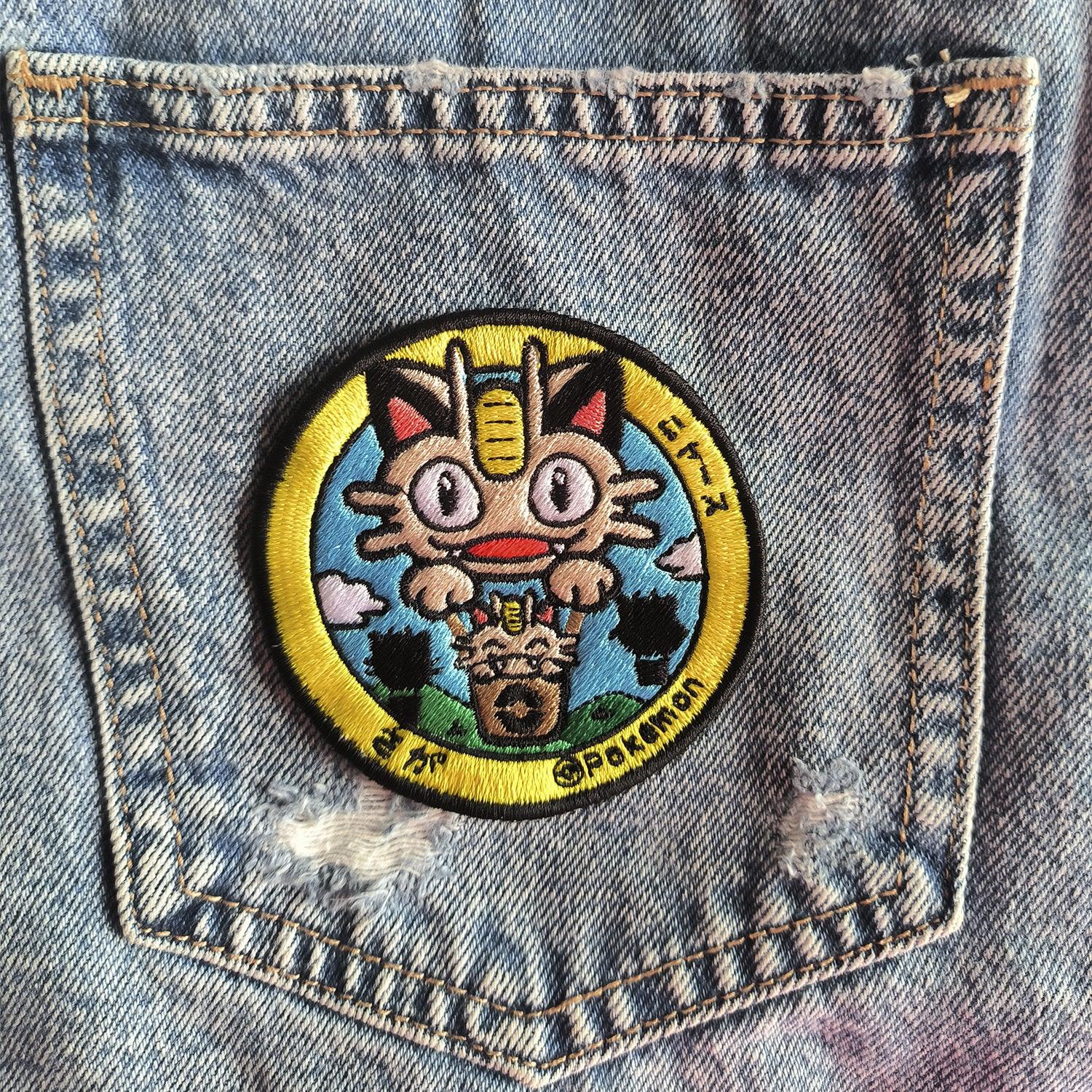 Parche Bordado Anime Meowth - Valkynea