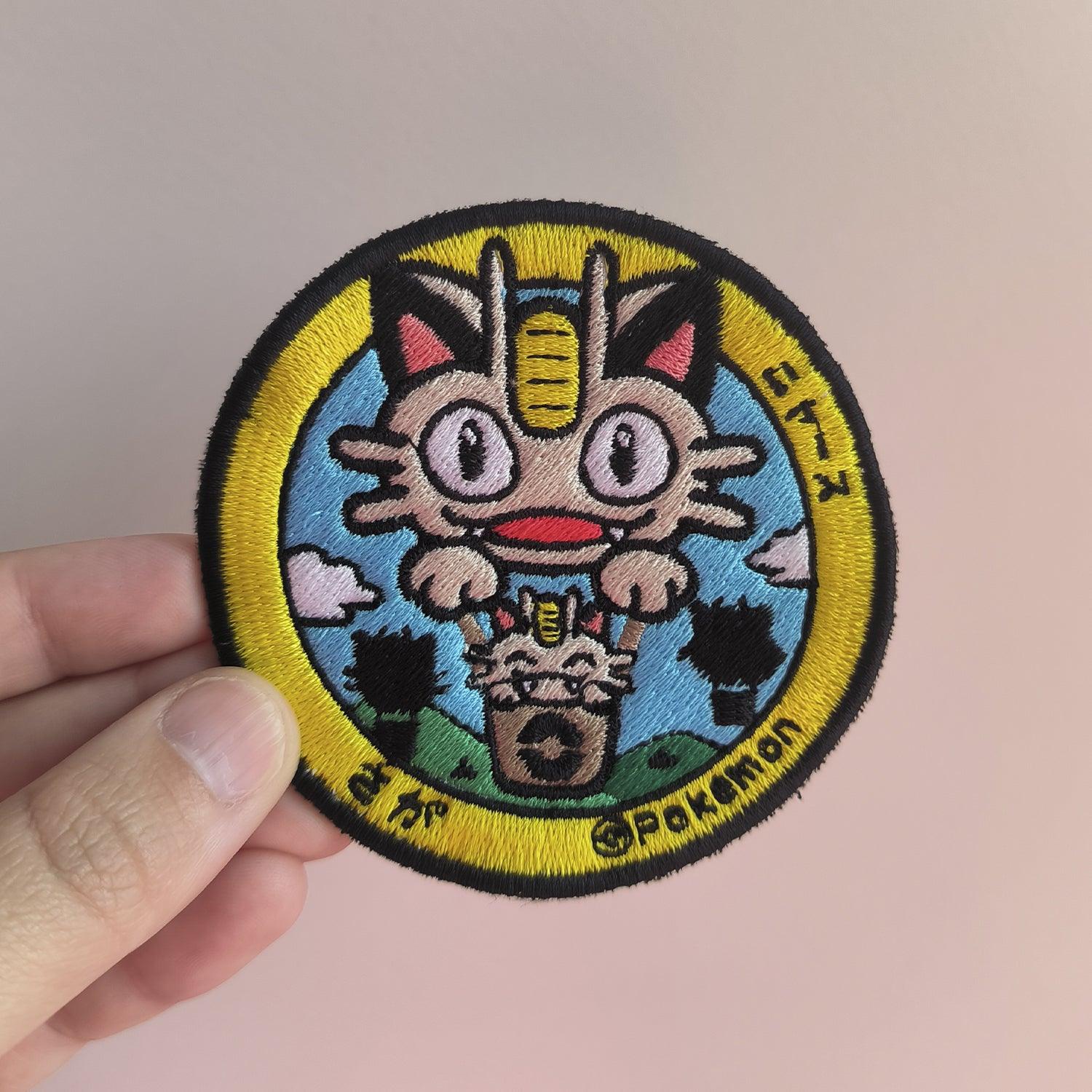 Parche Bordado Anime Meowth - Valkynea