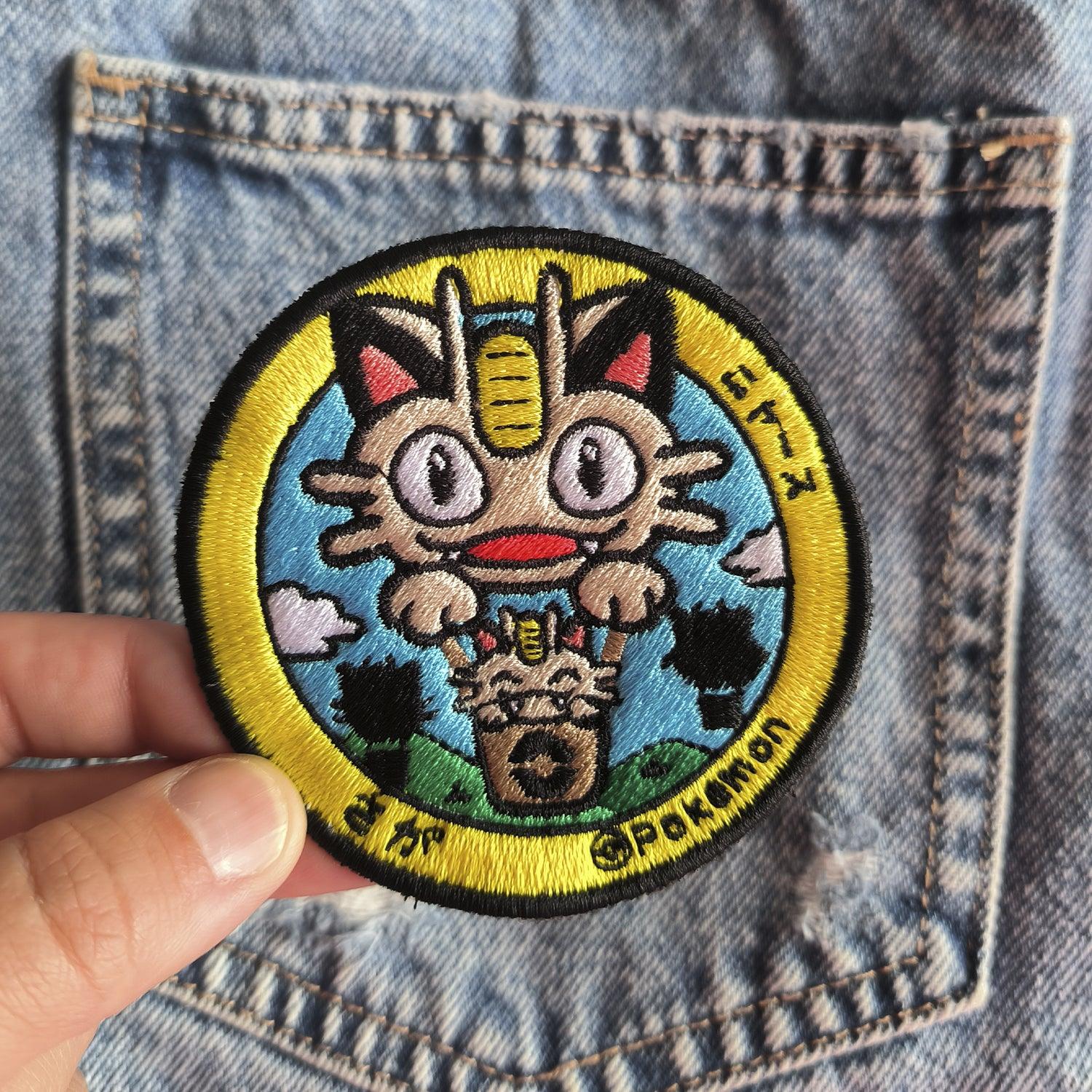 Parche Bordado Anime Meowth - Valkynea