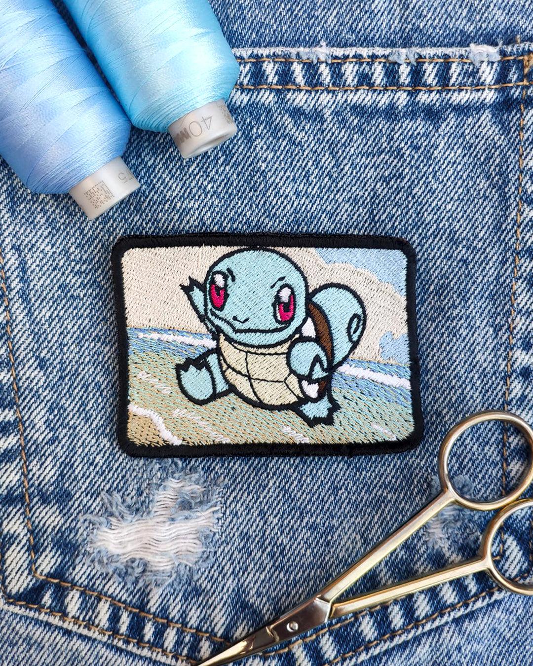 Parche Bordado Anime Pokémon Squirtle 7cm - Valkynea