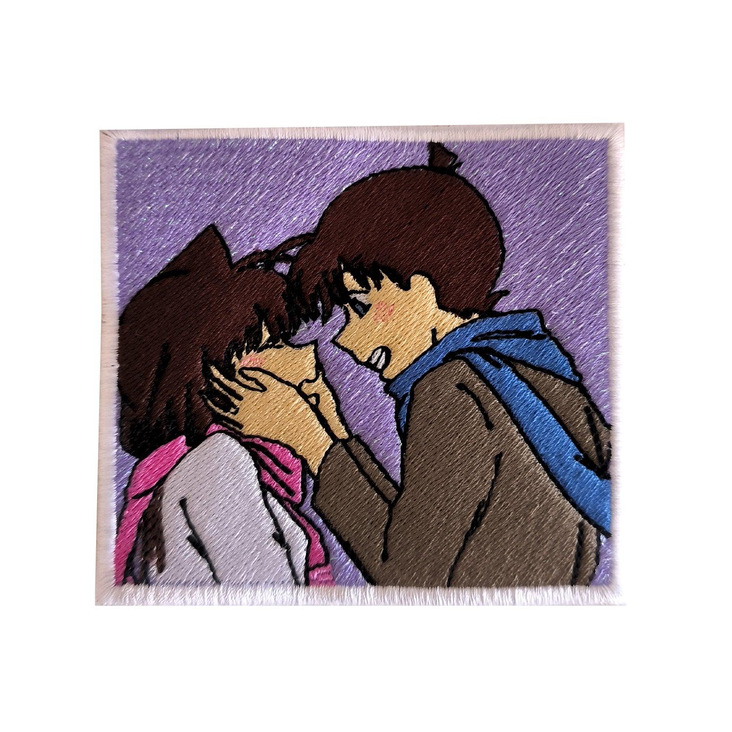 Parche Bordado Anime Shinichi Kudo y Ran Mouri - Valkynea