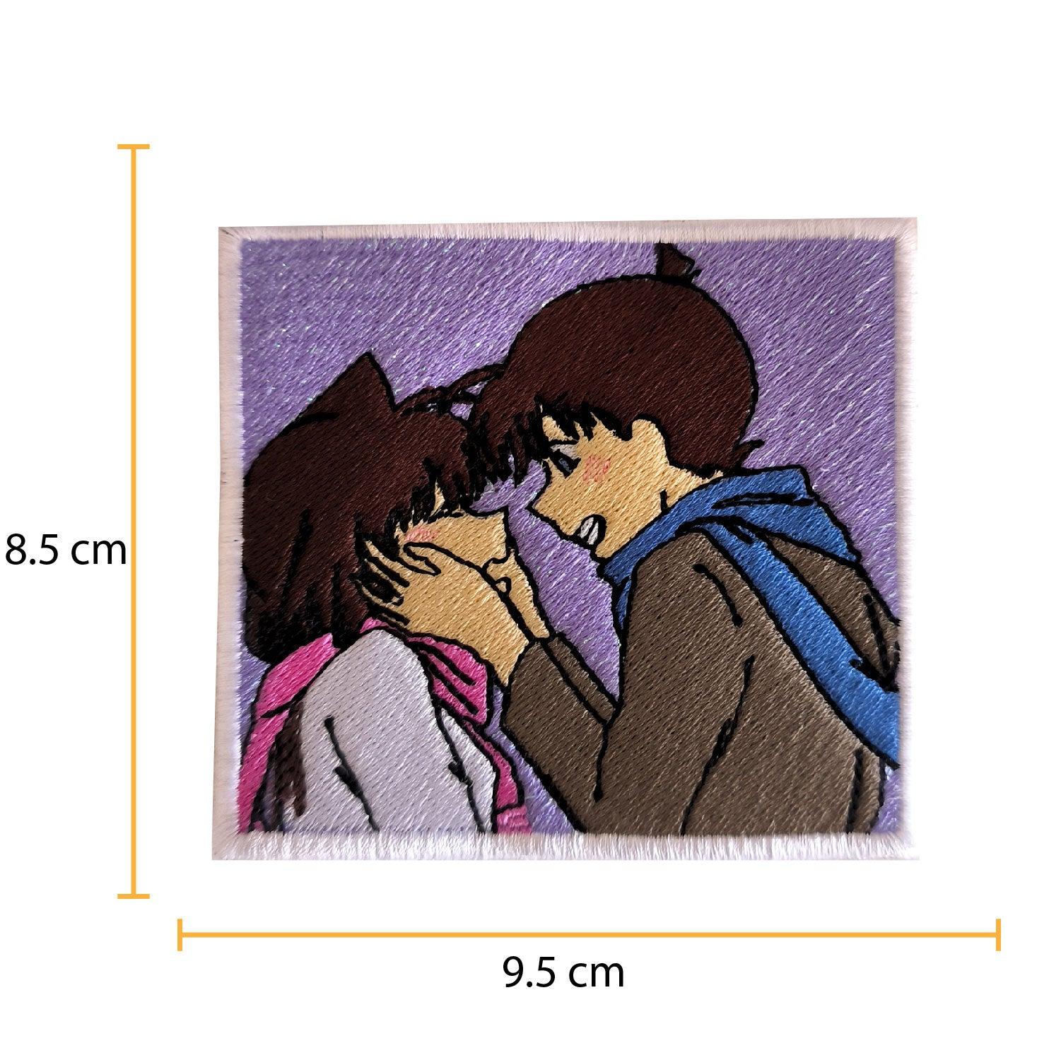 Parche Bordado Anime Shinichi Kudo y Ran Mouri - Valkynea