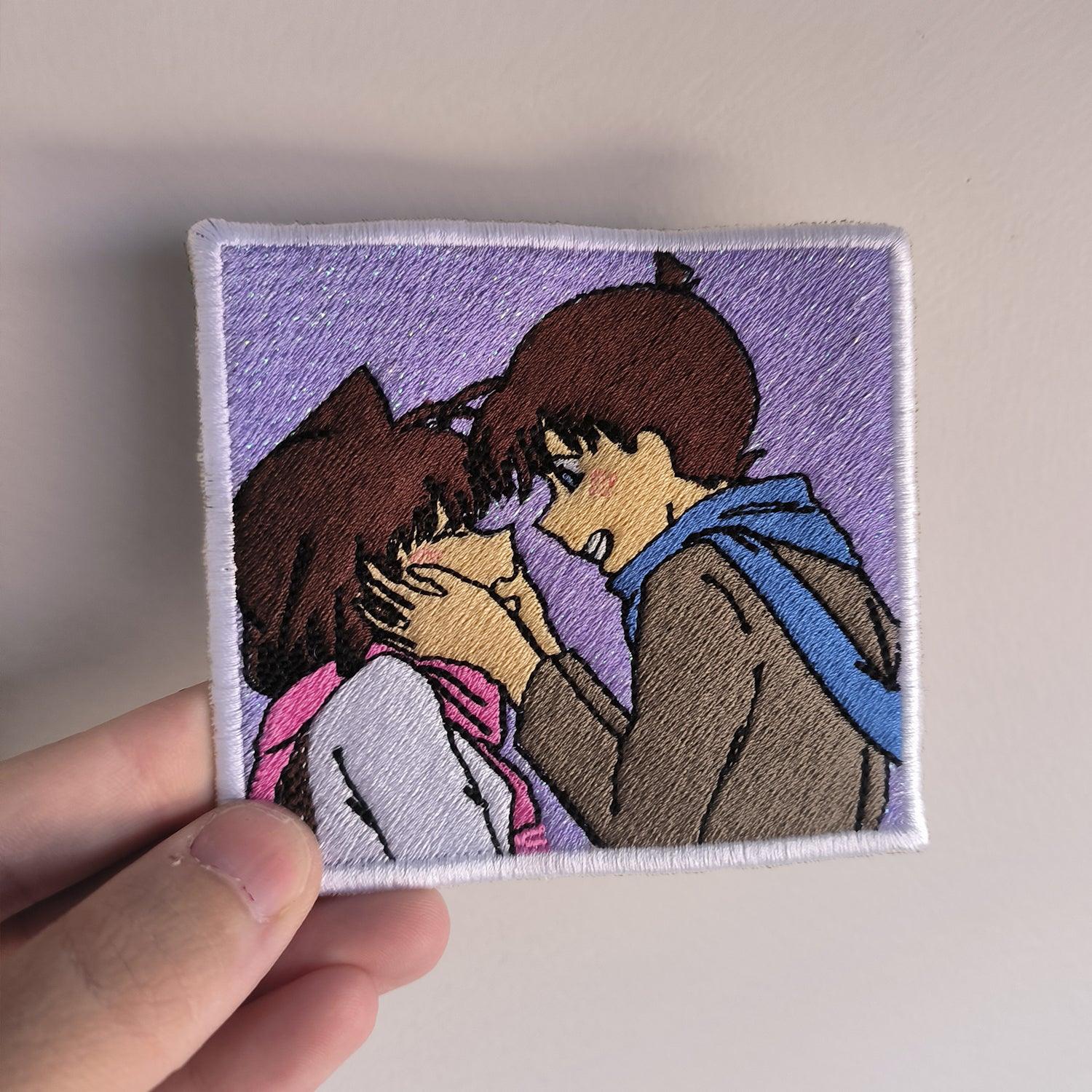 Parche Bordado Anime Shinichi Kudo y Ran Mouri - Valkynea