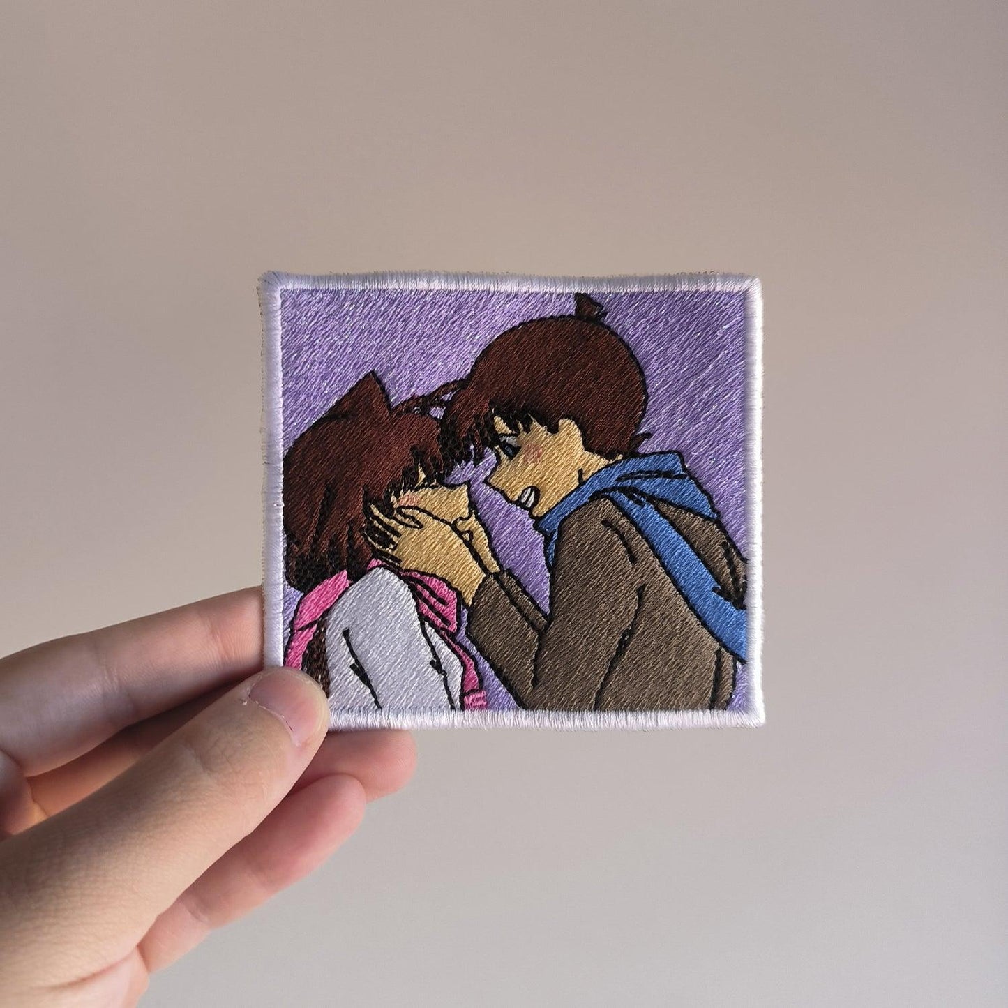 Parche Bordado Anime Shinichi Kudo y Ran Mouri - Valkynea