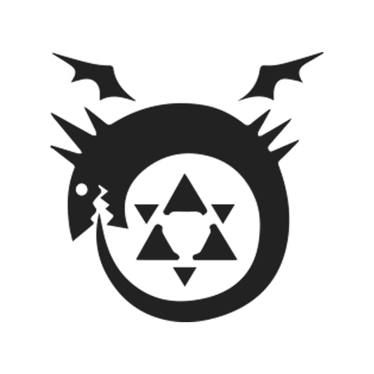 Parche DTF Anime full metal Alchemists Tatto - Valkynea