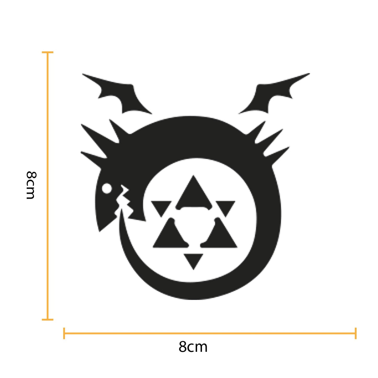 Parche DTF Anime full metal Alchemists Tatto - Valkynea