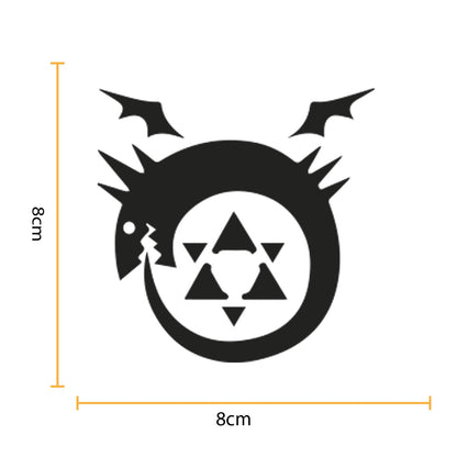 Parche DTF Anime full metal Alchemists Tatto - Valkynea