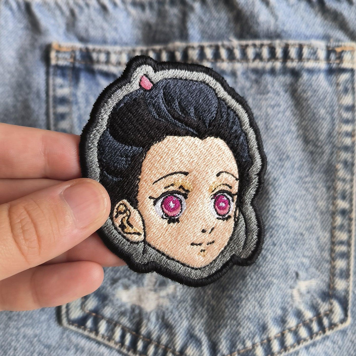 Parche Bordado Anime Nezuko Kamado - Valkynea