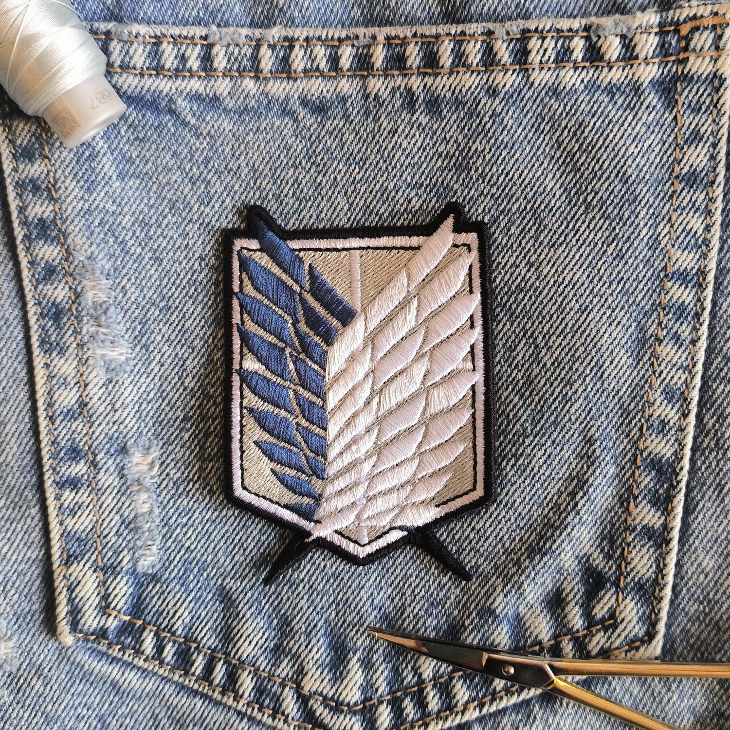 Parche Bordado Anime Escudo Attack on Titan - Valkynea