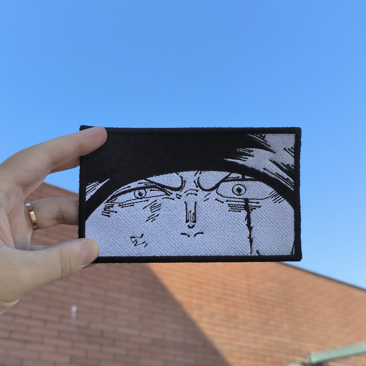 Anime One Piece Zoro Look Embroidered Patch 10cm