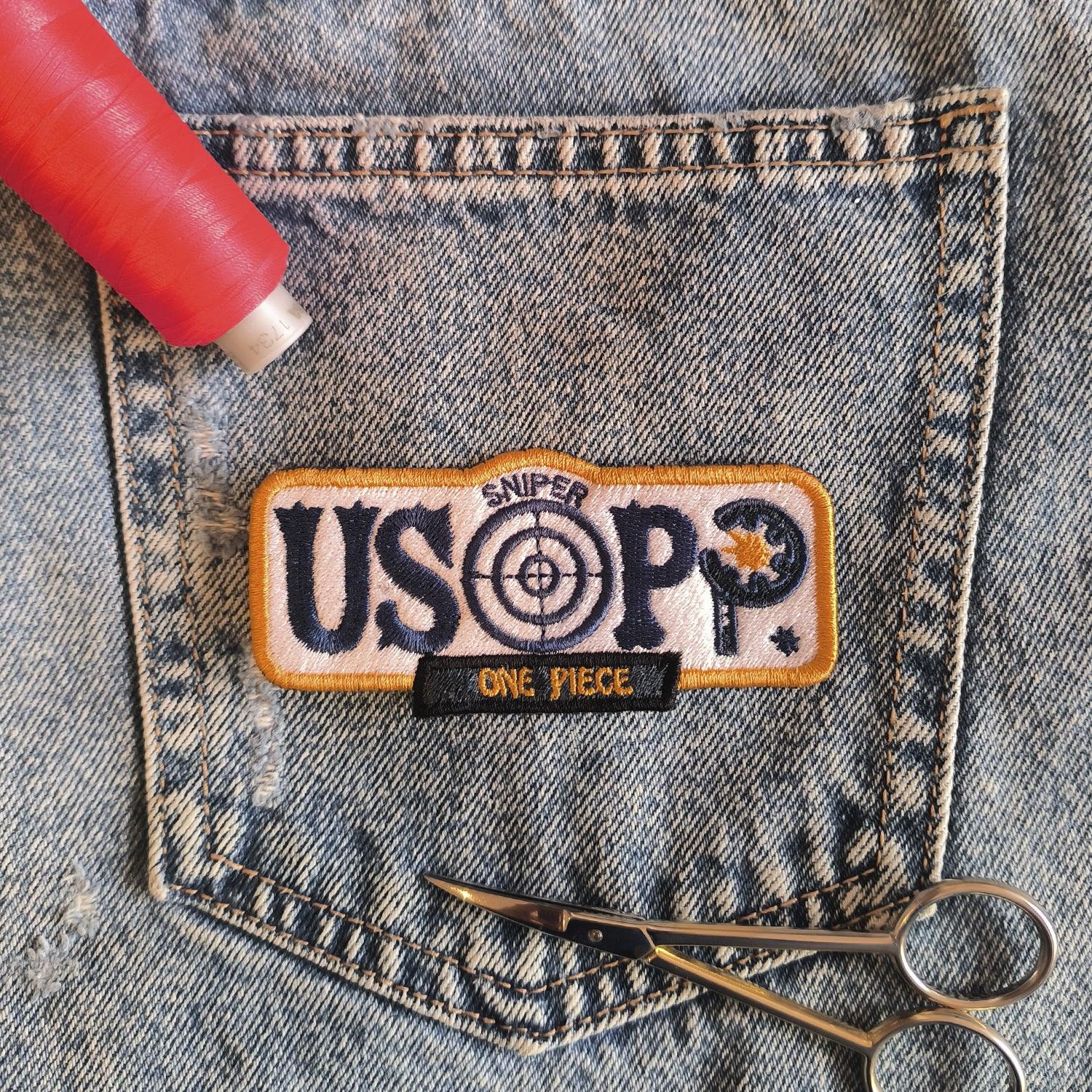 Parche Bordado Anime Usopp Logo - Valkynea