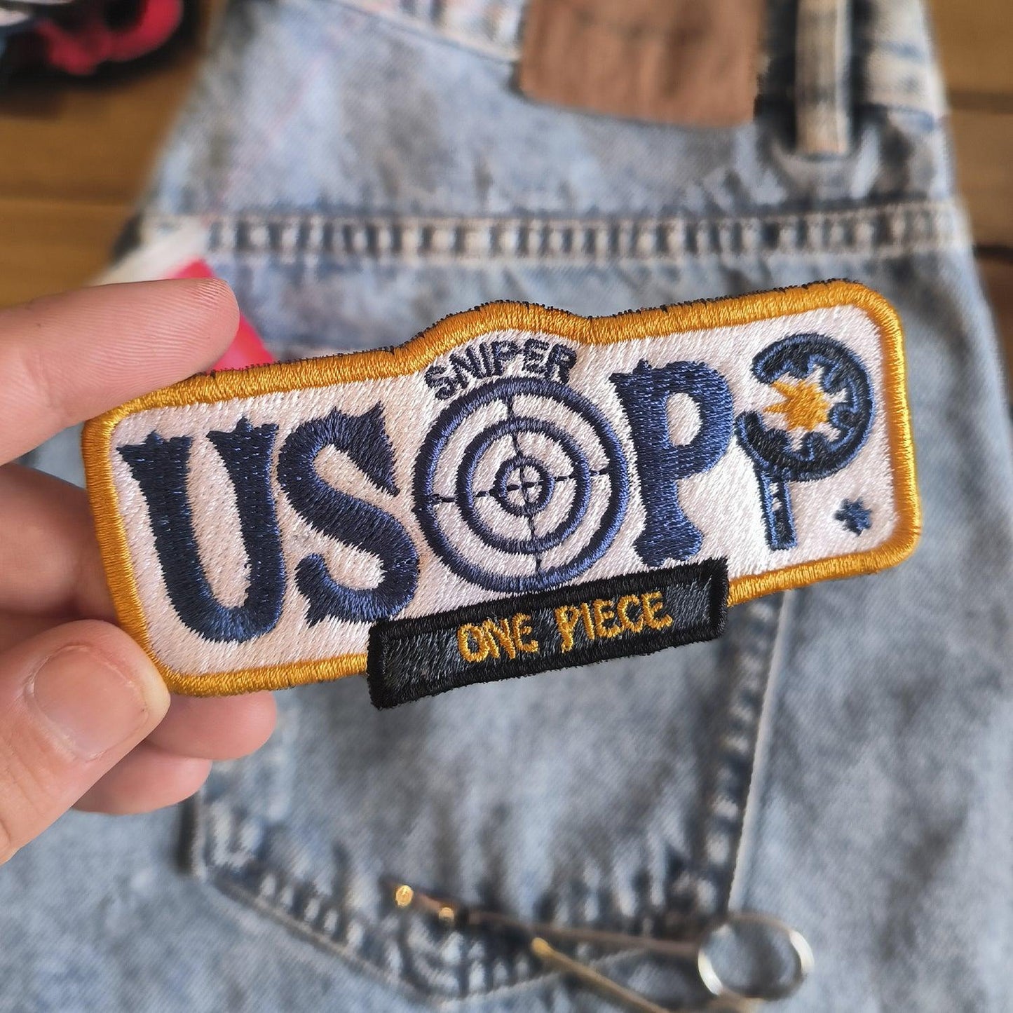 Parche Bordado Anime Usopp Logo - Valkynea