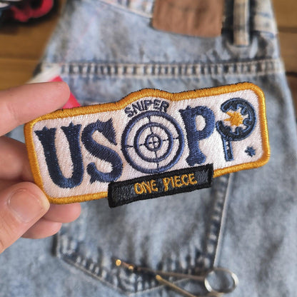 Parche Bordado Anime Usopp Logo - Valkynea