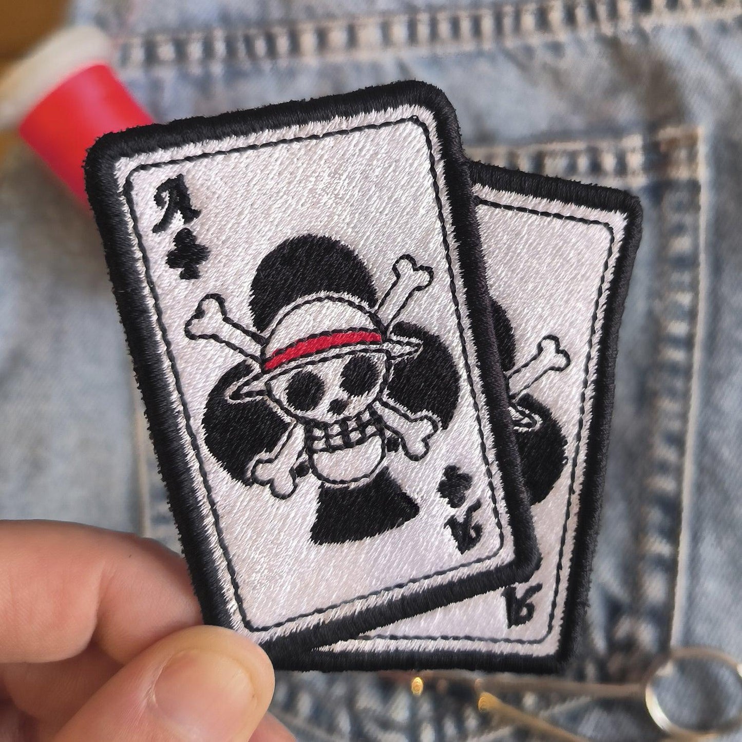 Parche Bordado Anime Carta Luffy - Valkynea