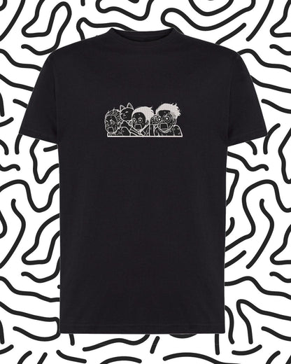 Camiseta Bordada Dan Da Dan - Valkynea