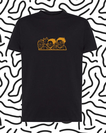 Camiseta Bordada Dan Da Dan - Valkynea