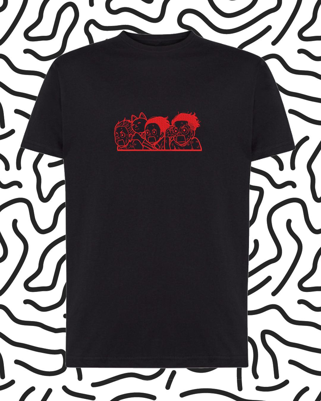 Camiseta Bordada Dan Da Dan - Valkynea