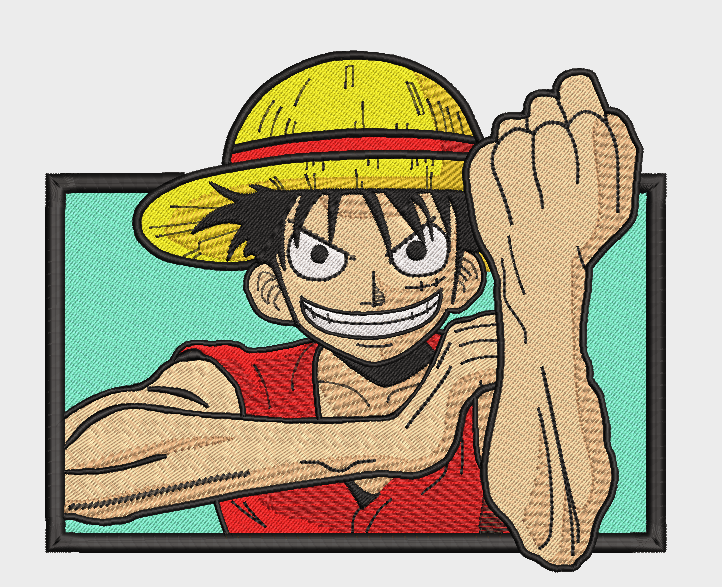 Sudadera Bordada One Piece Luffy - Valkynea