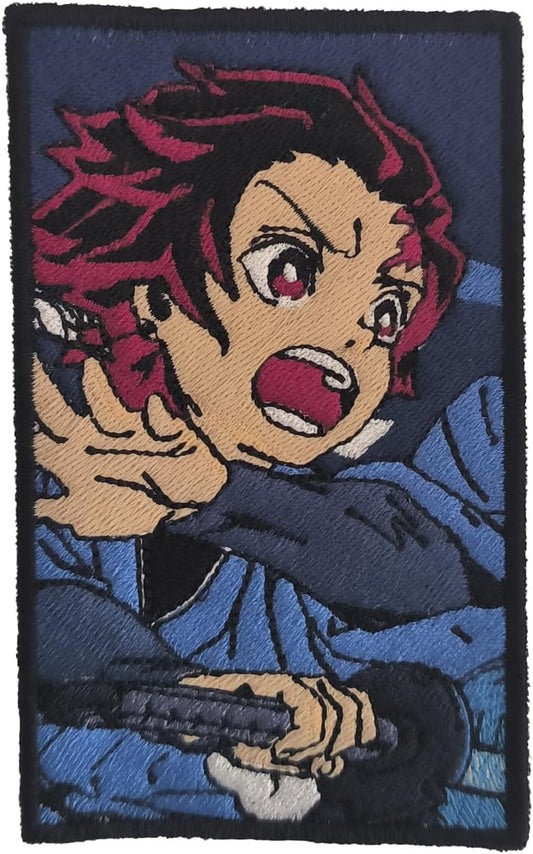 Parche Bordado Anime Tanjiro con Espada - Valkynea