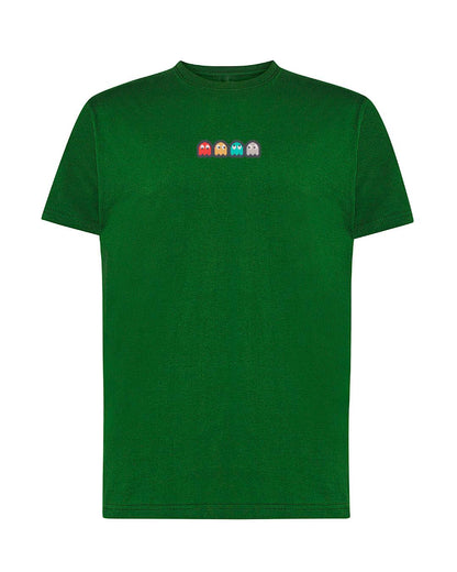 Camiseta Bordada Fantasmas Pac Man - Valkynea