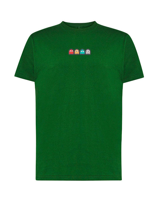 Camiseta Bordada Fantasmas Pac Man - Valkynea