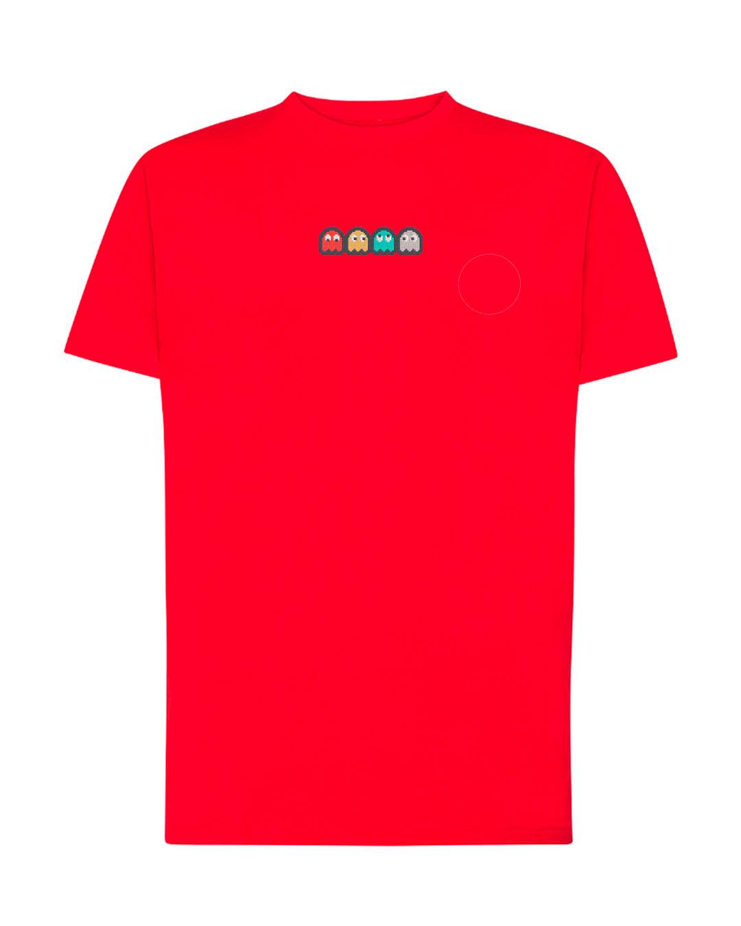Camiseta Bordada Fantasmas Pac Man - Valkynea