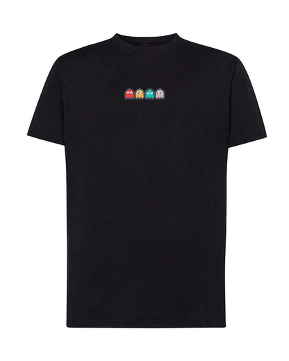 Camiseta Bordada Fantasmas Pac Man - Valkynea