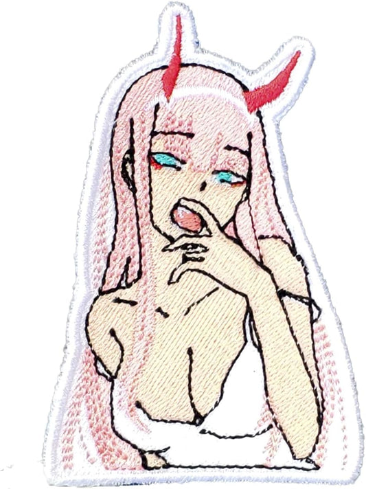 Parche Bordado Anime Darling in the Franxx 02 Zero Two Sexy - Valkynea