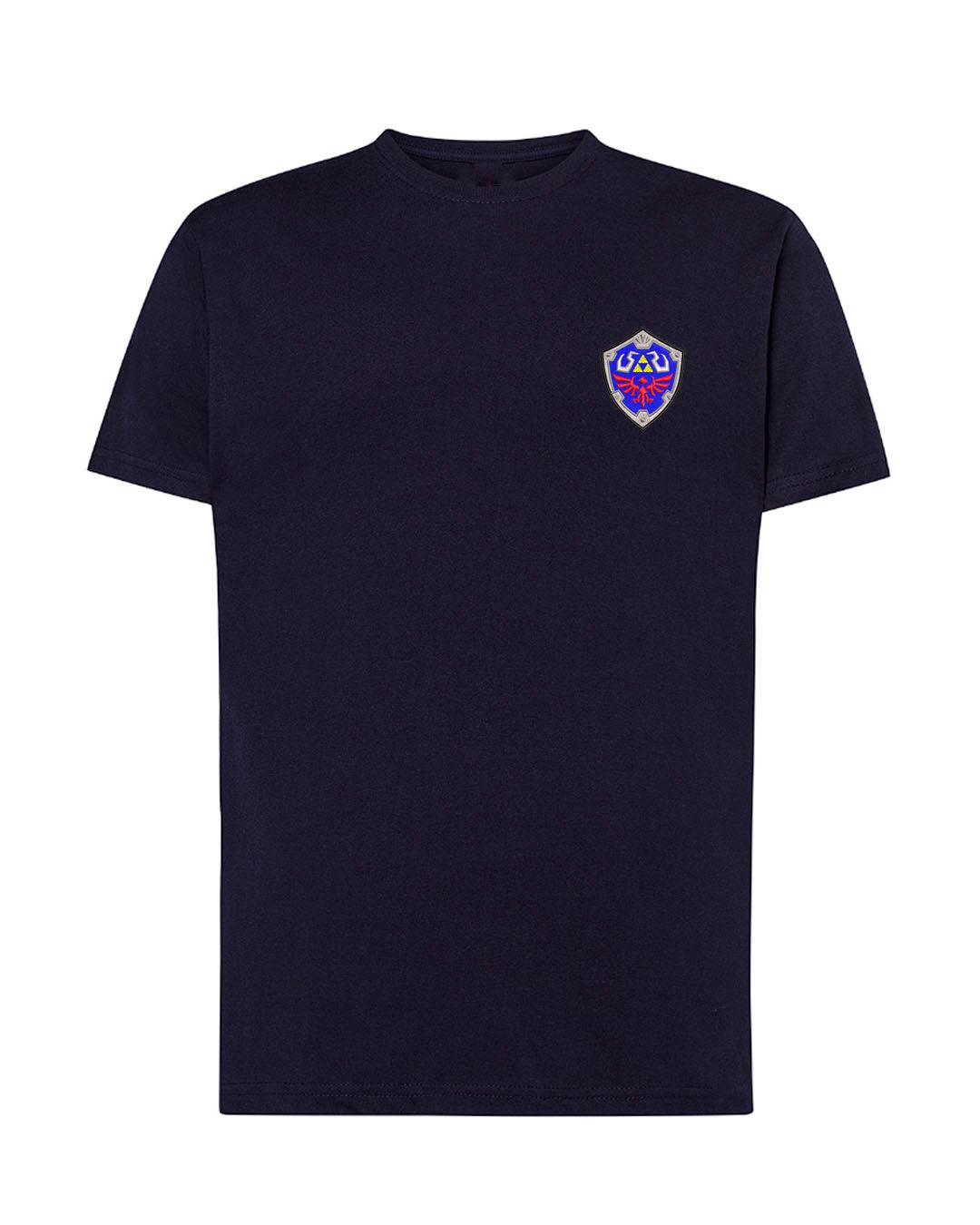 Camiseta Bordada Inspirada en Anime Zelda Link Escudo - Valkynea