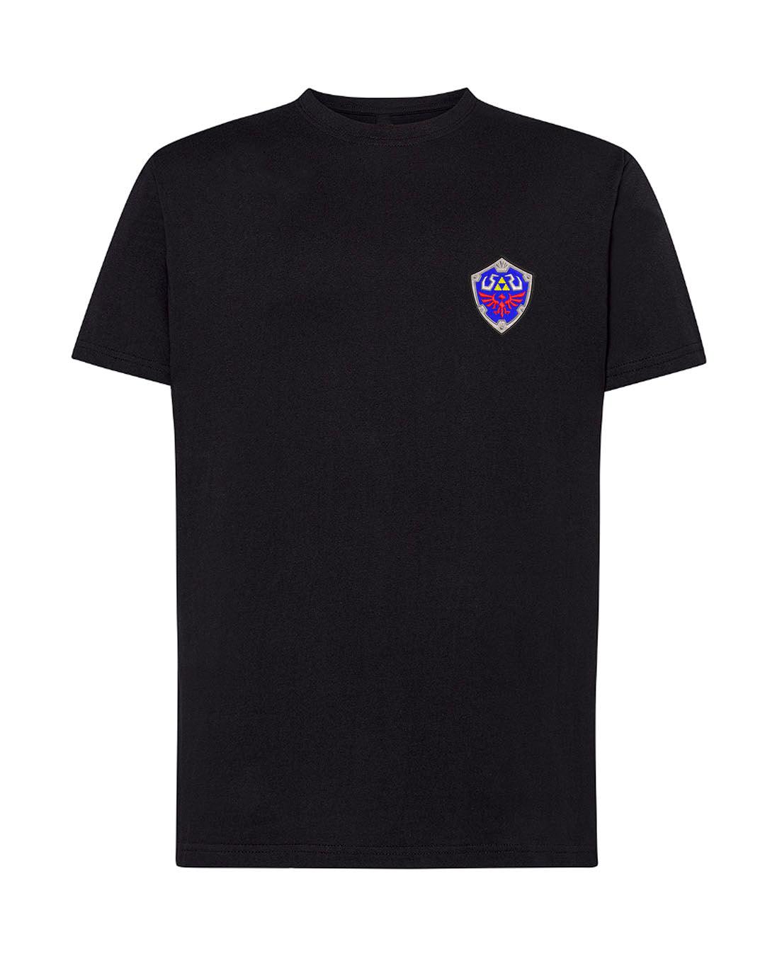 Camiseta Bordada Inspirada en Anime Zelda Link Escudo - Valkynea